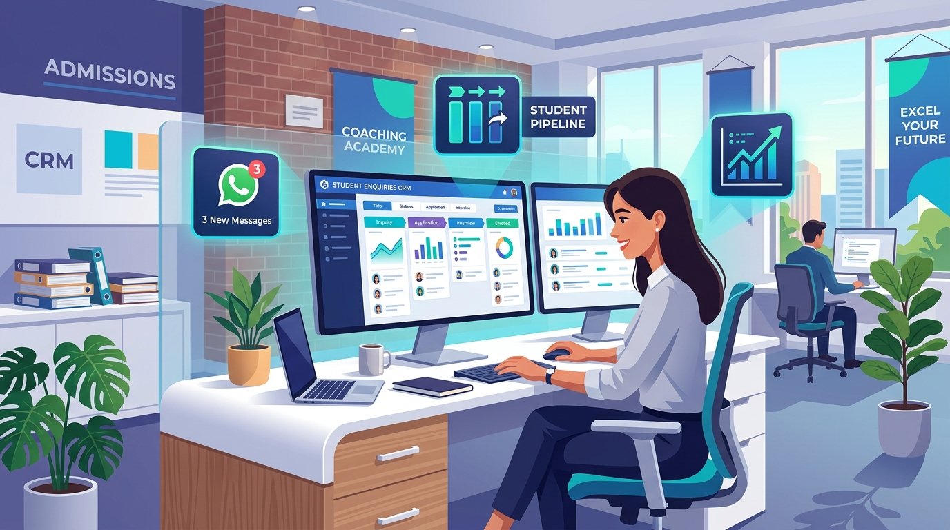 How to Manage Coaching Institute Enquiries Without Excel and WhatsApp Chaos