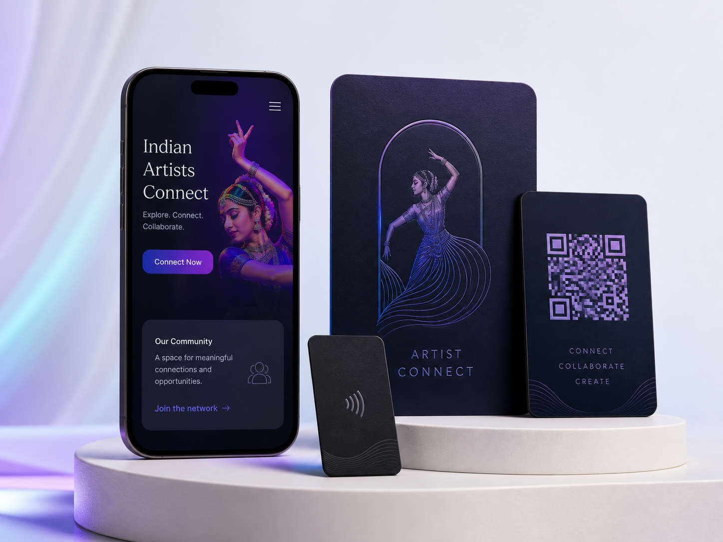 Premium product preview for Digital Card & QR