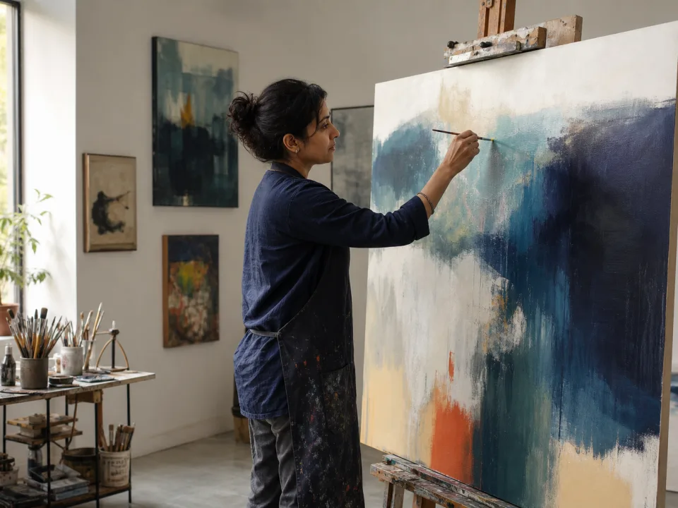 Visual Artist portfolio website