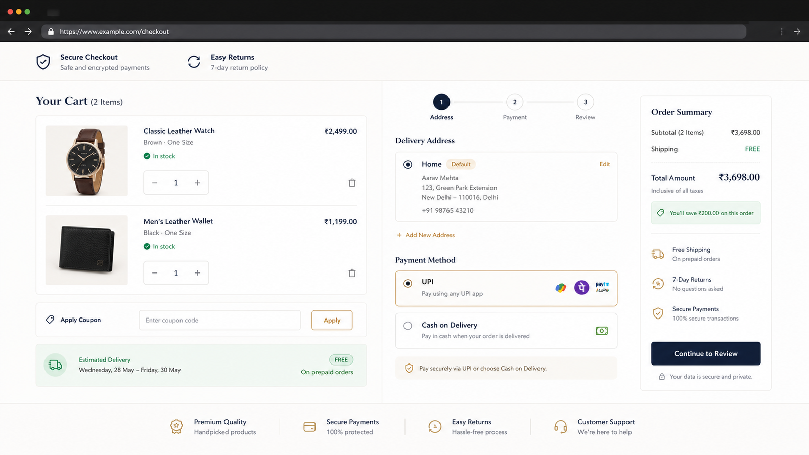 Mobile checkout