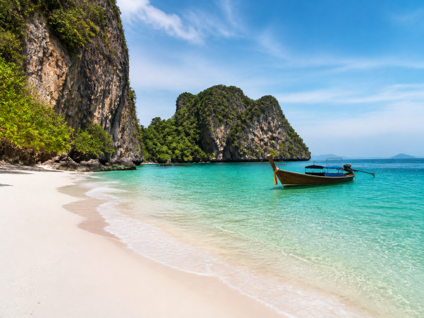 Pristine Thailand beach with turquoise water