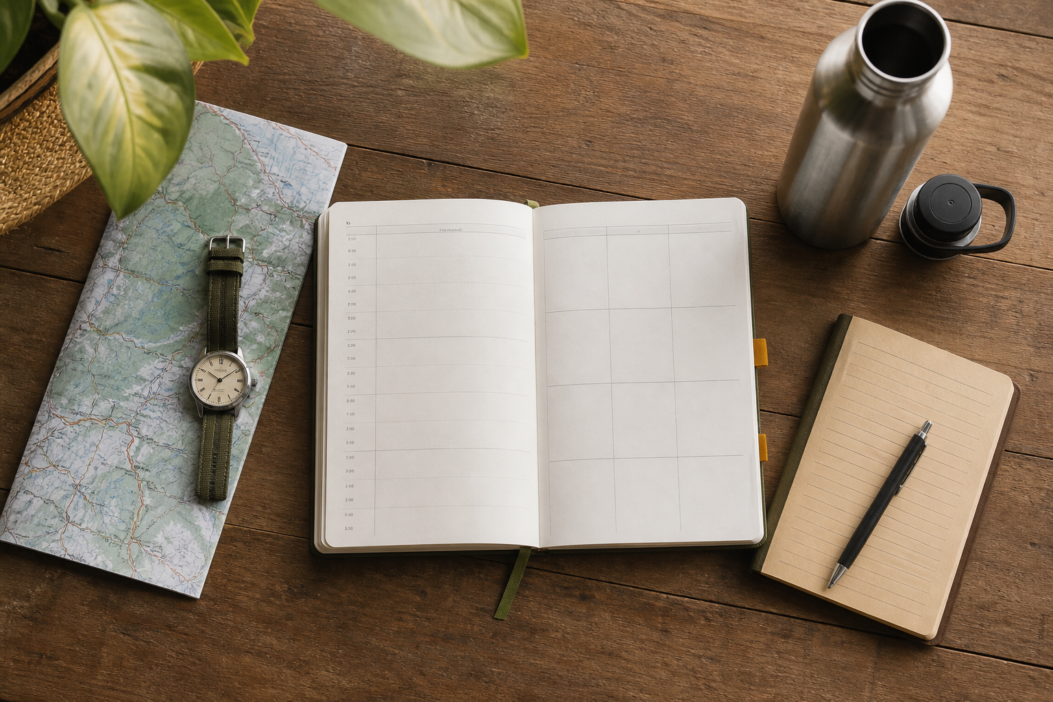 Volunteer program daily itinerary and field notes