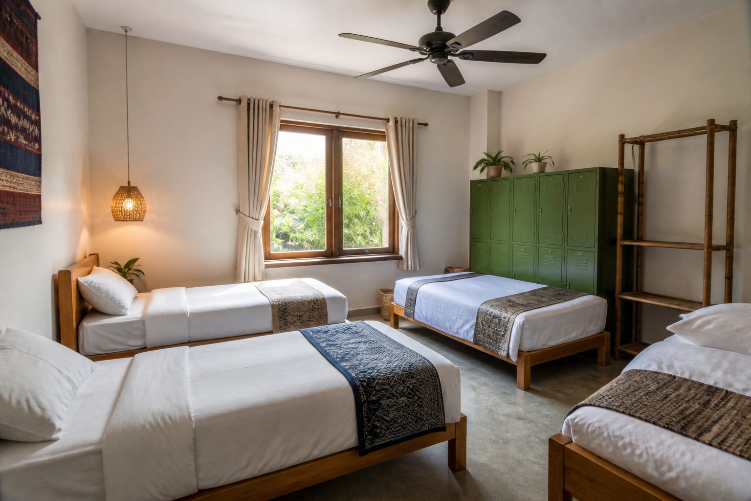 Clean shared volunteer house accommodation in Chiang Mai